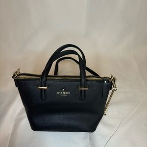 Black Kate Spade crossbody bag